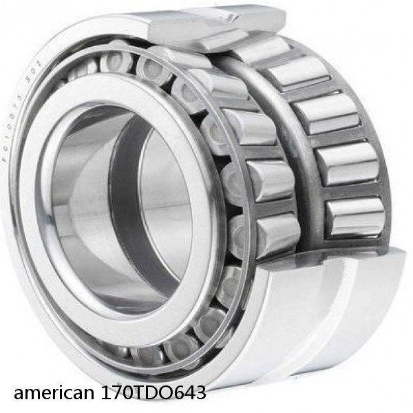 american 170TDO643 DOUBLE ROW TAPERED ROLLER TDO BEARING