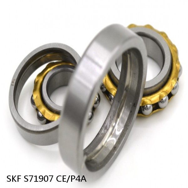 S71907 CE/P4A SKF High Speed Angular Contact Ball Bearings