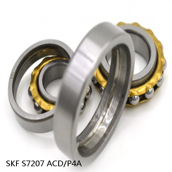 S7207 ACD/P4A SKF High Speed Angular Contact Ball Bearings