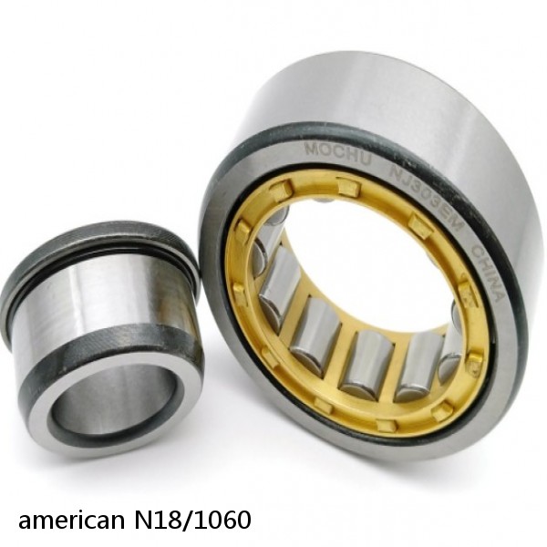 american N18/1060 SINGLE ROW CYLINDRICAL ROLLER BEARING #1 small image