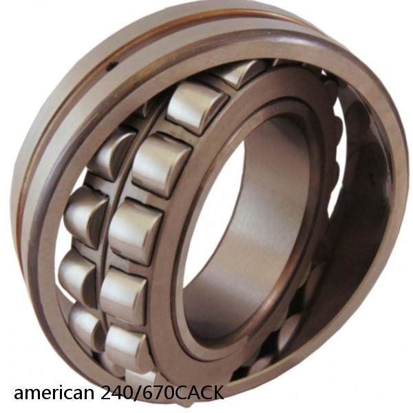 american 240/670CACK SPHERICAL ROLLER BEARING #1 small image