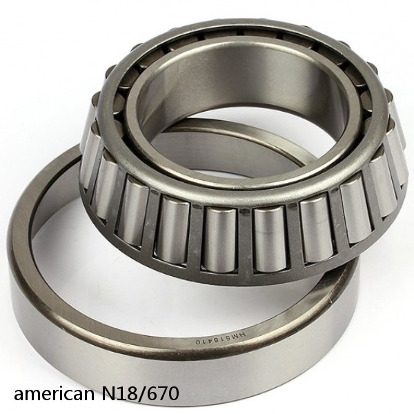 american N18/670 SINGLE ROW CYLINDRICAL ROLLER BEARING #1 image