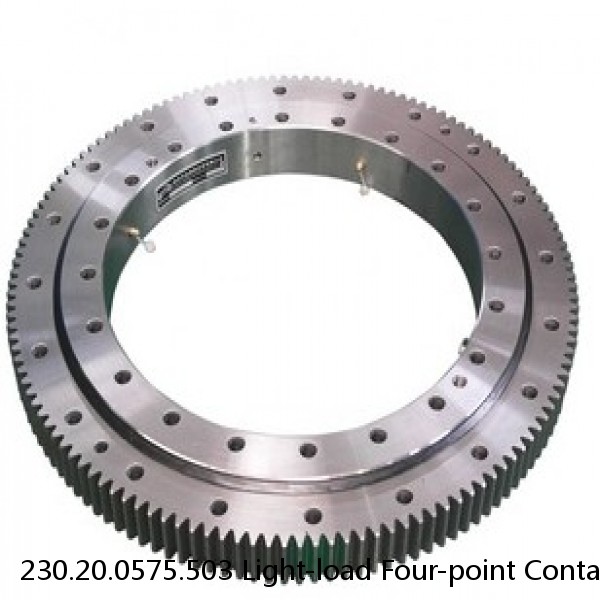 230.20.0575.503 Light-load Four-point Contact Ball Slewing Bearing #1 image