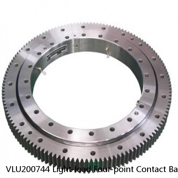 VLU200744 Light-load Four-point Contact Ball Slewing Bearing #1 image